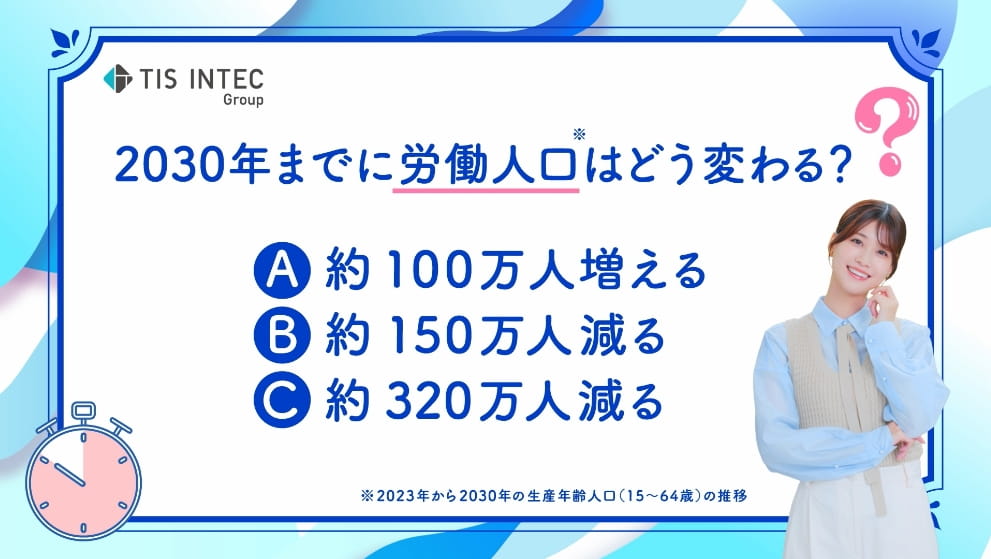 クイズ！その願い、どう叶えよう！？「生産性UP」篇