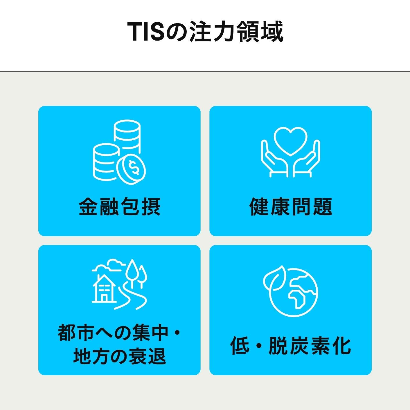 TISの注力領域